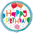 UNIQUE 18" COLOURFUL BALLOON HAPPYY BIRTHDAY FOIL BALLOON