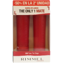 RIMMEL LONDON THE ONLY 1 MATTE LIPSTICK DUO- 500 TAKE THE STAGE