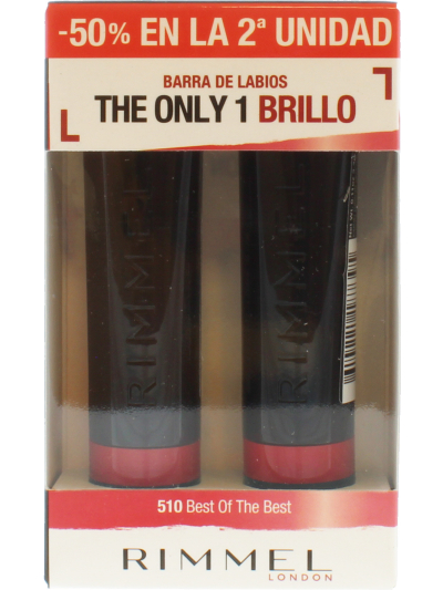 RIMMEL LONDON THE ONLY 1 LIPSTICK DUO -510 BEST OF THE BEST