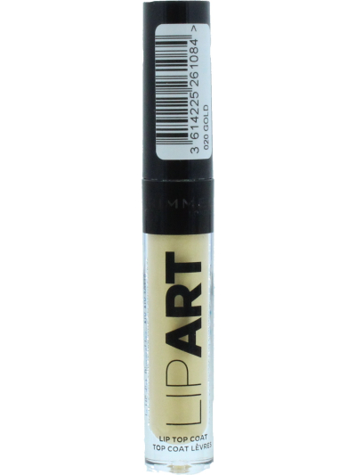 RIMMEL LONDON LIP ART LIP TOP COAT- 020 GOLD