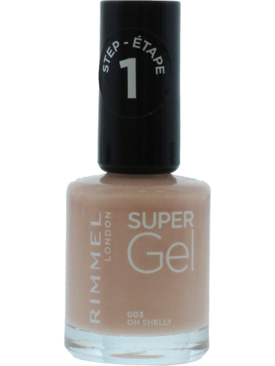 RIMMEL LONDON SUPER GEL NAIL POLISH- 003 OH SHELLY