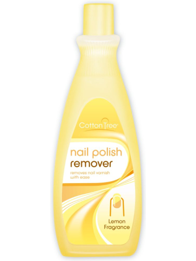 COTTON TREE NAIL POLISH REMOVER, LEMON FRAGRANCE - 295ML