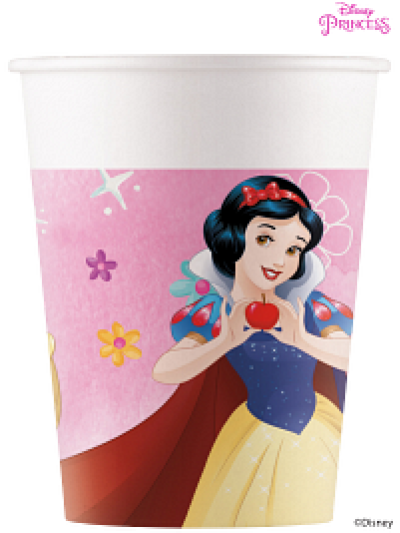 DISNEY PRINCESS PAPER CUPS 200ML PK8