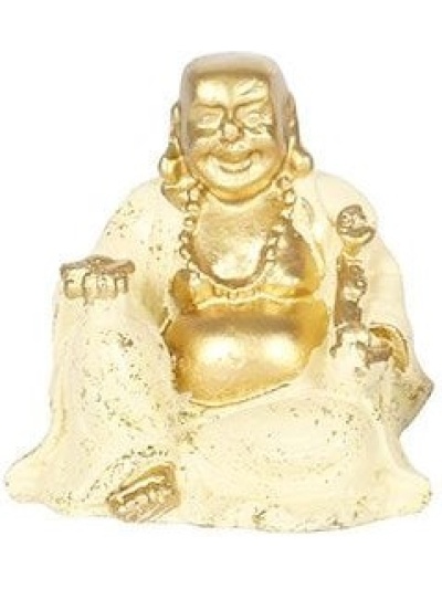 SIFCON 4X4IN LUCKY BUDDHA (Cream and Gold).