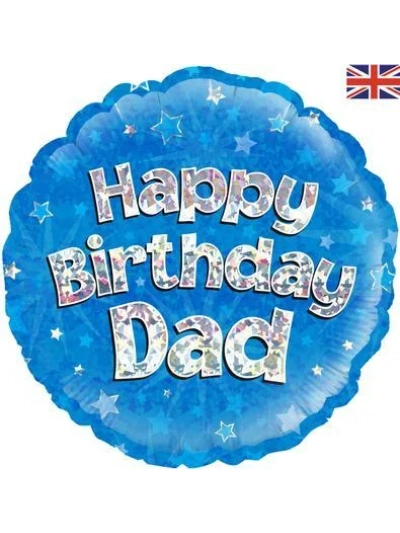 OAKTREE 18" HAPPY BIRTHDAY DAD FOIL BALLOON