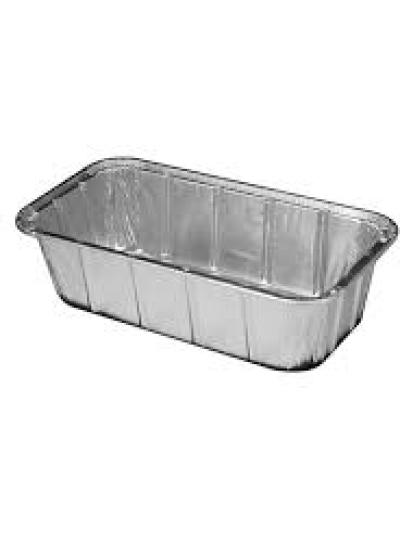 320X168X78MM WITHOUT LIDS FOIL LOAF TINS PK5