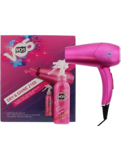 VO5 DRY & SHINE HAIRDRYER & HEAT SPRAY