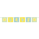 UNIQUE POLKA DOTS DUCKIES BABY SHOWER BLOCK BANNER