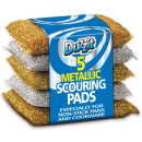 DUZZIT METALLIC SCOURING PADS 4PK