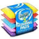 DUZZIT MIXED COLOURS SCOURING PAD 5PK