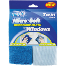 DUZZIT MICRO-SOFT WINDOW CLOTH 2PK