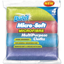 DUZZIT MICROFIBRE CLOTH 4PK