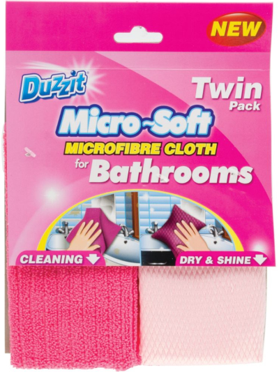 DUZZIT BATHROOM CLOTH 2PK