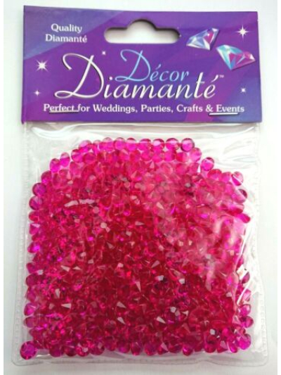 6MM DIAMANTE DIAMONDS 28G CERISE