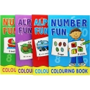 EARLY LEARNING COLOURING BOOKS: ALPHABET&NUMBER ALSO SOLD IN SETS