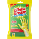 ELBOW GREASE RUBBER GLOVES LARGE, 1 PAIR