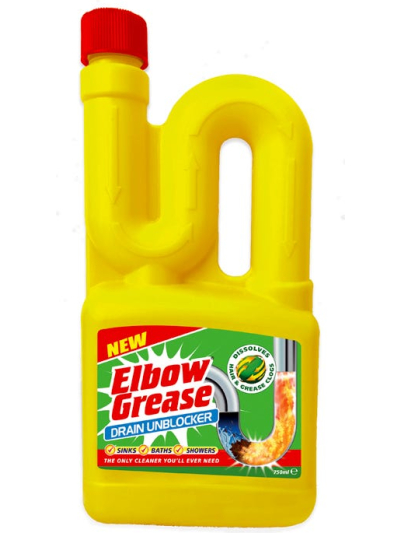 ELBOW GREASE DRAIN UNBLOCKER 750ML
