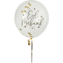 EID TISSUE CONFETTI 12IN LATEX BALLOONS PK5