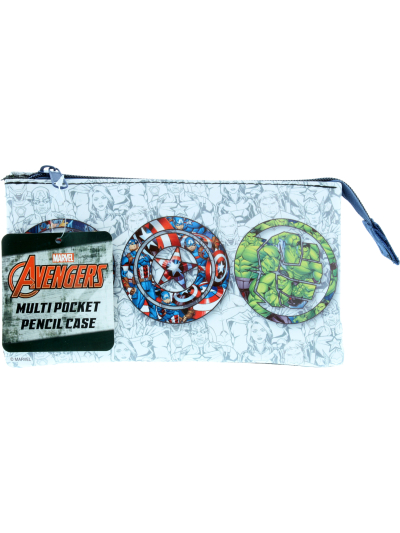 AVENGERS ICON MULTIPOCKET PENCIL CASE