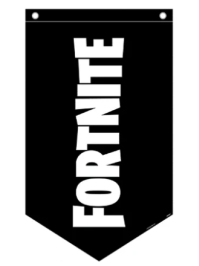 UNIQUE 52CM X 30CM FABRIC PENNATE FORNTITE BANNER
