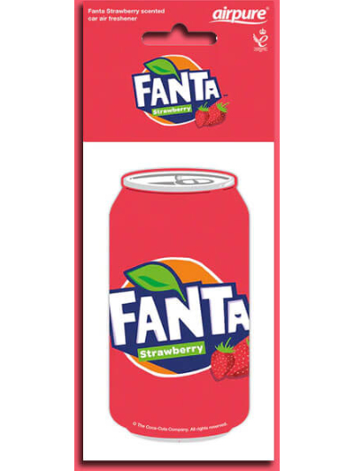 AIRPURE COCA COLA CAR AIR FRESHENER “FANTA STRAWBERRY”