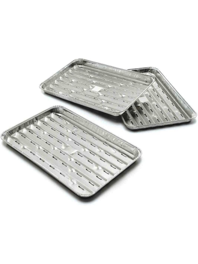 ESSENTIAL ALUMINIUM BBQ TRAY PK3