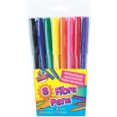 ARTBOX 8 FINE TIP FIBRE COLOURING PENS