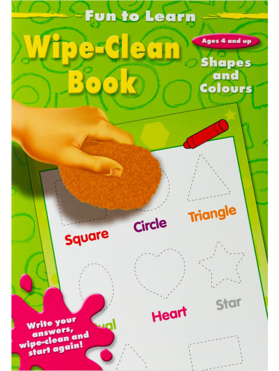 FIRST LEARNING WIPE CLEAN BOOKS (SHAPES & COLOURS)