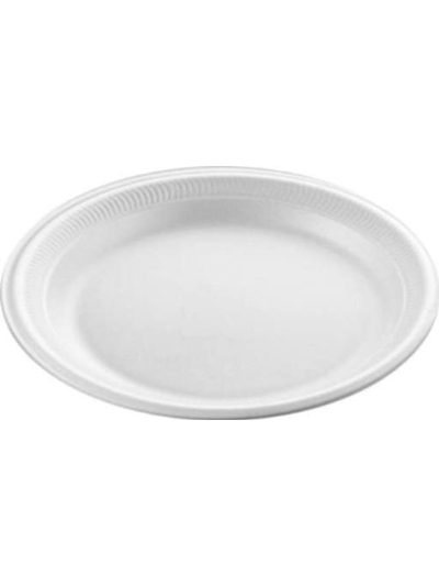 EXQUZIT 9IN PLAIN FOAM PLATES PK25