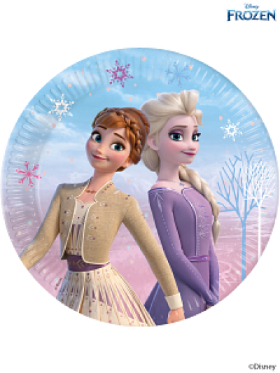 DISNEY FROZEN II PAPER PLATES 23CM PK8