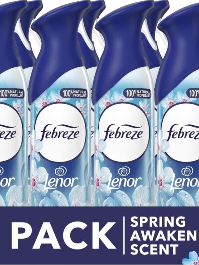 FEBREZE AIR MIST LENOR SPRING AWAKENING PACK OF 8, 185ML