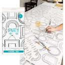 UNIQUE 54"X84" GAME PAPER TABLECOVER