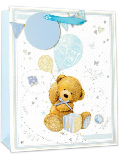 S/ELVIN LARGE BABY BOY G/BAGS W/FOIL 6