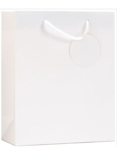 SIMON ELVIN MEDIUM GIFT BAGS WHITE PK6