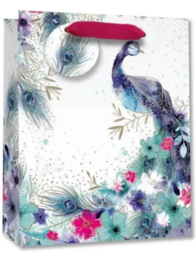 SIMON ELVIN MEDIUM GIFT BAGS PEACOCK PK6