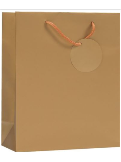 S/ELVIN SMALL GOLD GIFT BAGS 6