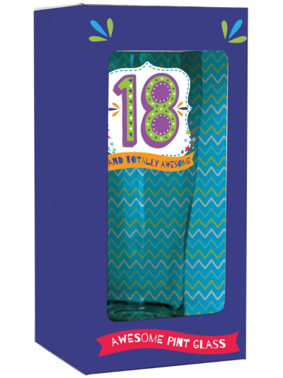 VIBE 18TH PINT GLASS