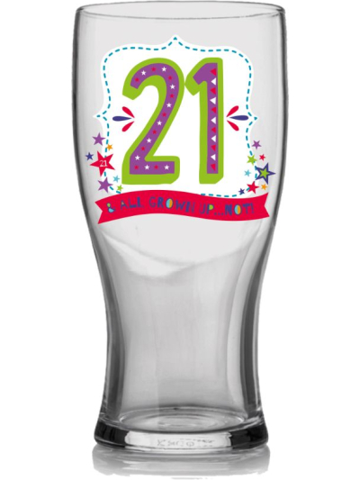 VIBE 21ST PINT GLASS