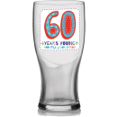 VIBE 60TH PINT GLASS