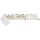 UNIQUE GOLD FOIL HAPPY BIRTHDAY SASH