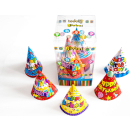 GLOBOS 60 BIRTHDAY HATS IN DISPLAY