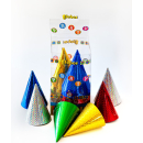 GLOBOS 60 GLITZY HATS IN DISPLAY
