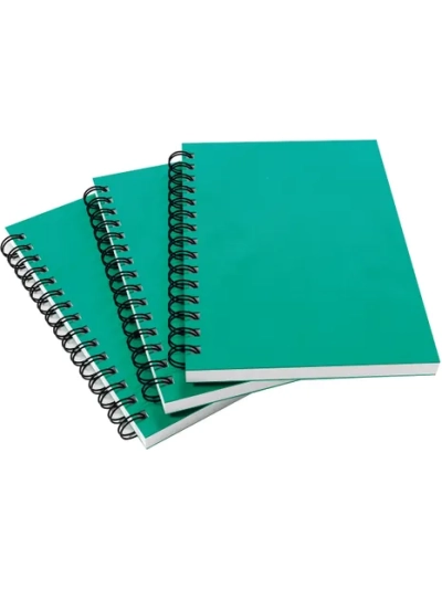 SILVINE LUXPAD HARDBACK WIREBOUND NOTEBOOK A5 PACK OF 6