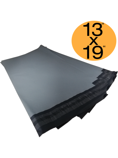 GREY MAILING BAGS 13X19" 1000