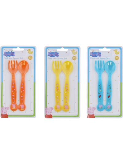PEPPA PIG 7 GEORGE CUTLERY SET ASST