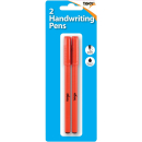 TIGER HANDWRITING PENS BLACK PK2