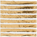 GOLD STRIPED NAPKINS PK20
