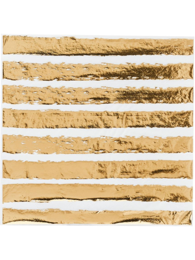 GOLD STRIPED NAPKINS PK20