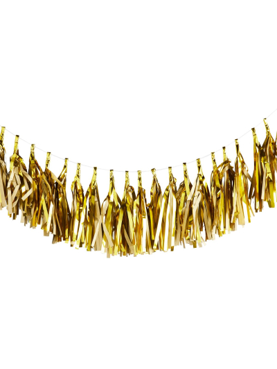 HOOTYBALLOO GOLD TASSEL GARLAND (3M)