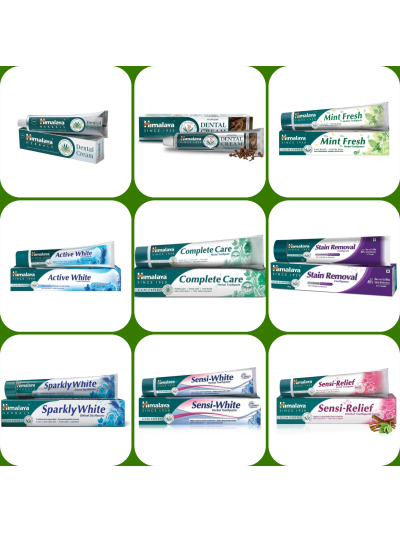 HIMALAYA TOOTHPASTE  75ML (MULTI-PACK OF 9).